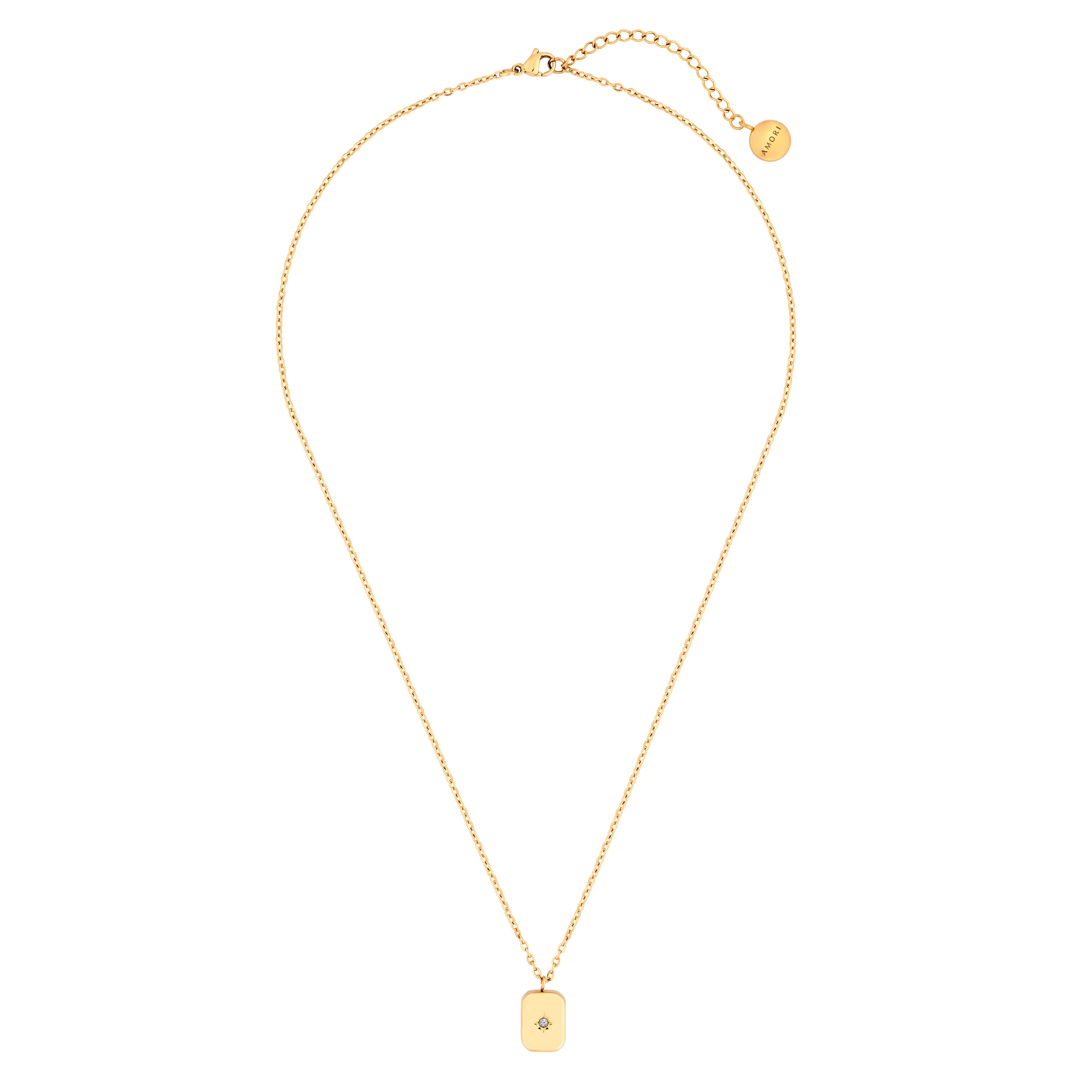 BOX NECKLACE - GOLD