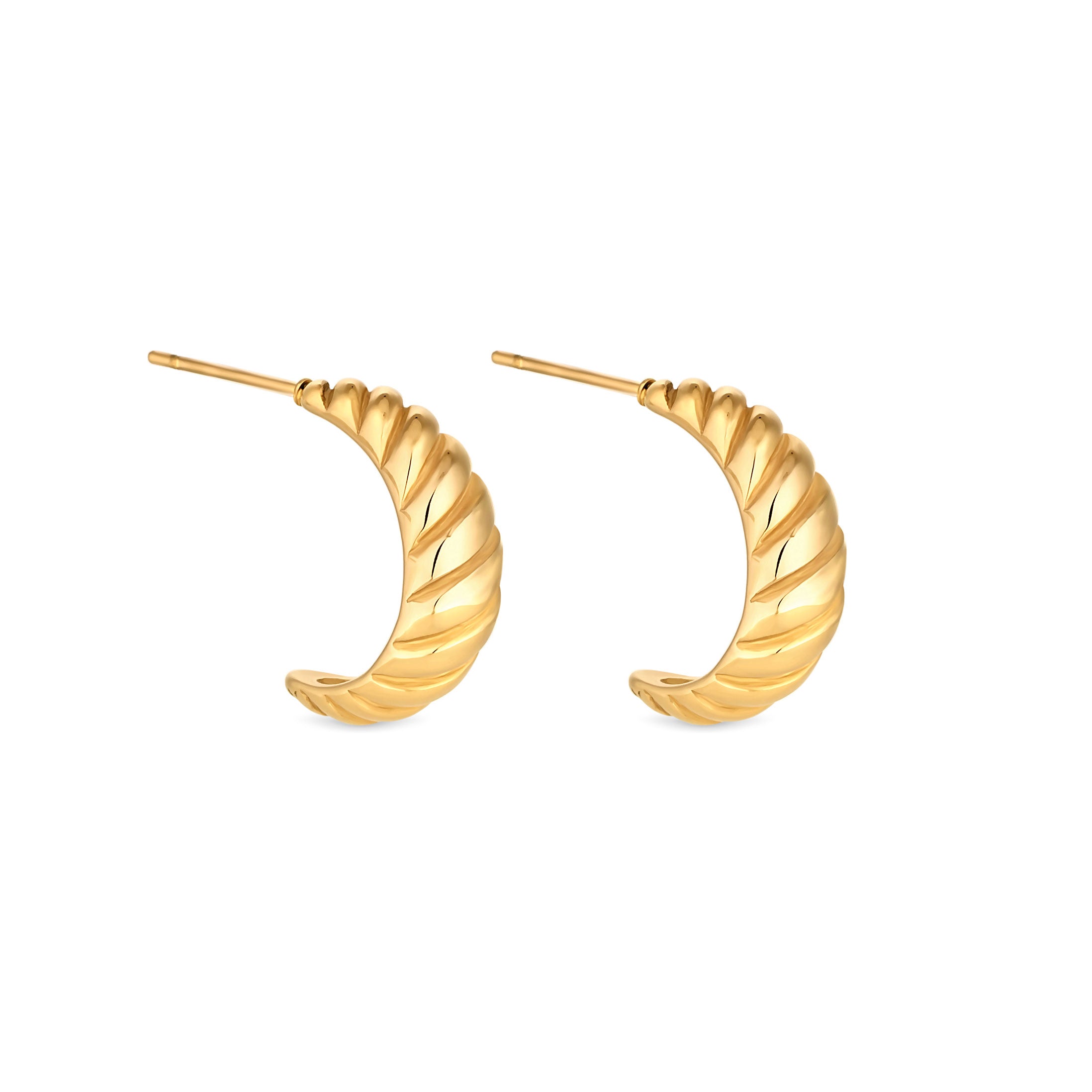 BUN EARRINGS - GOLD