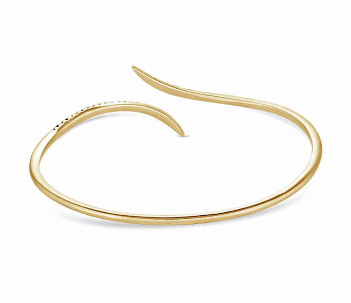 Entwine Bangle in Gold Plating