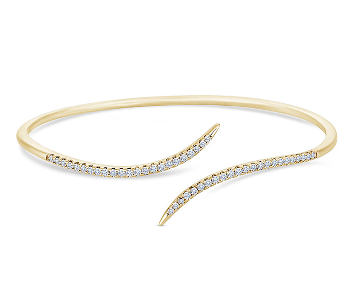 Entwine Bangle in Gold Plating