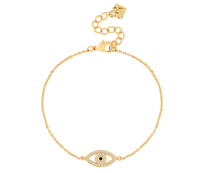 Eye Bracelet in Gold Plating