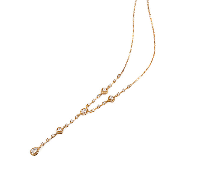 Flare Necklace in  Gold