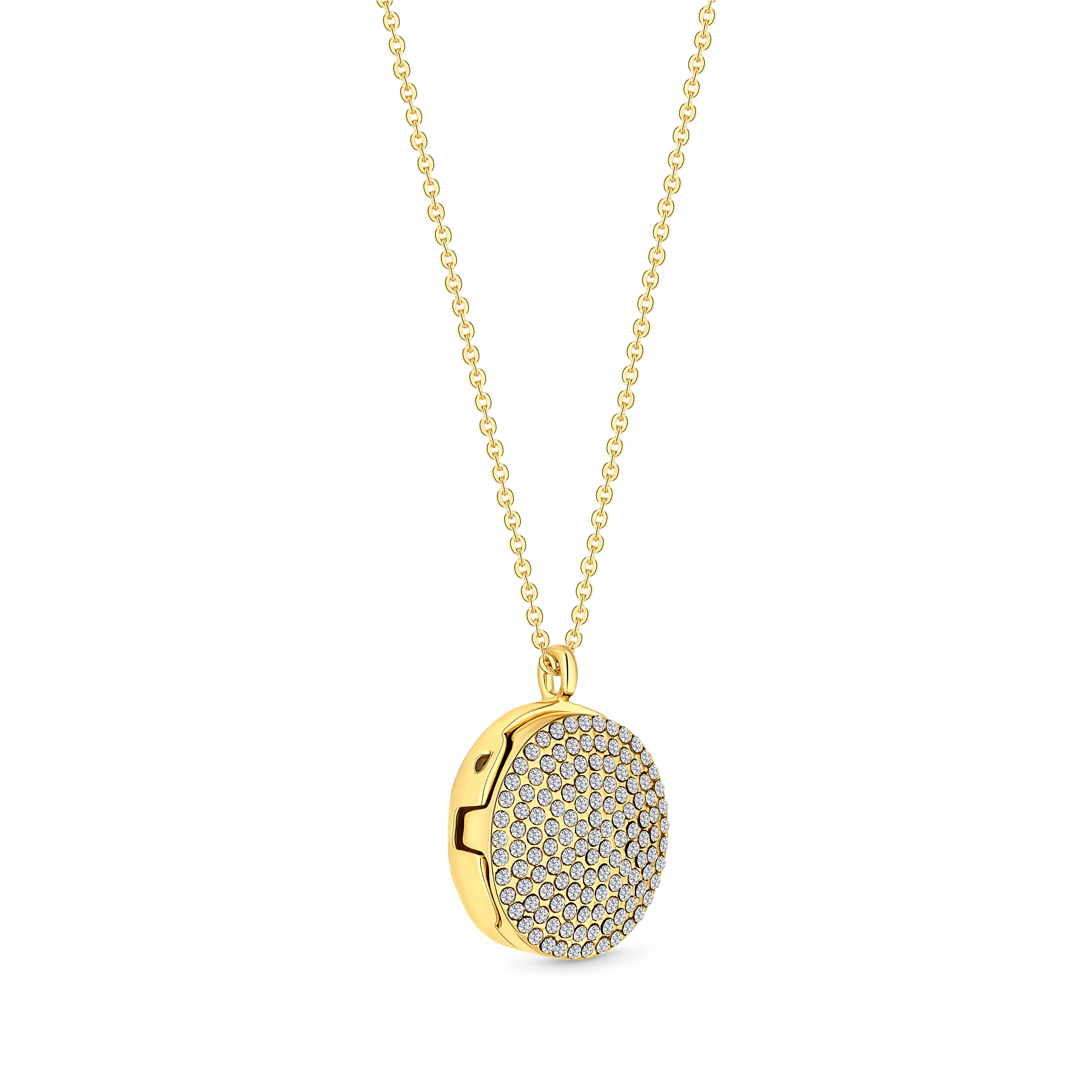 Iconic locket gold