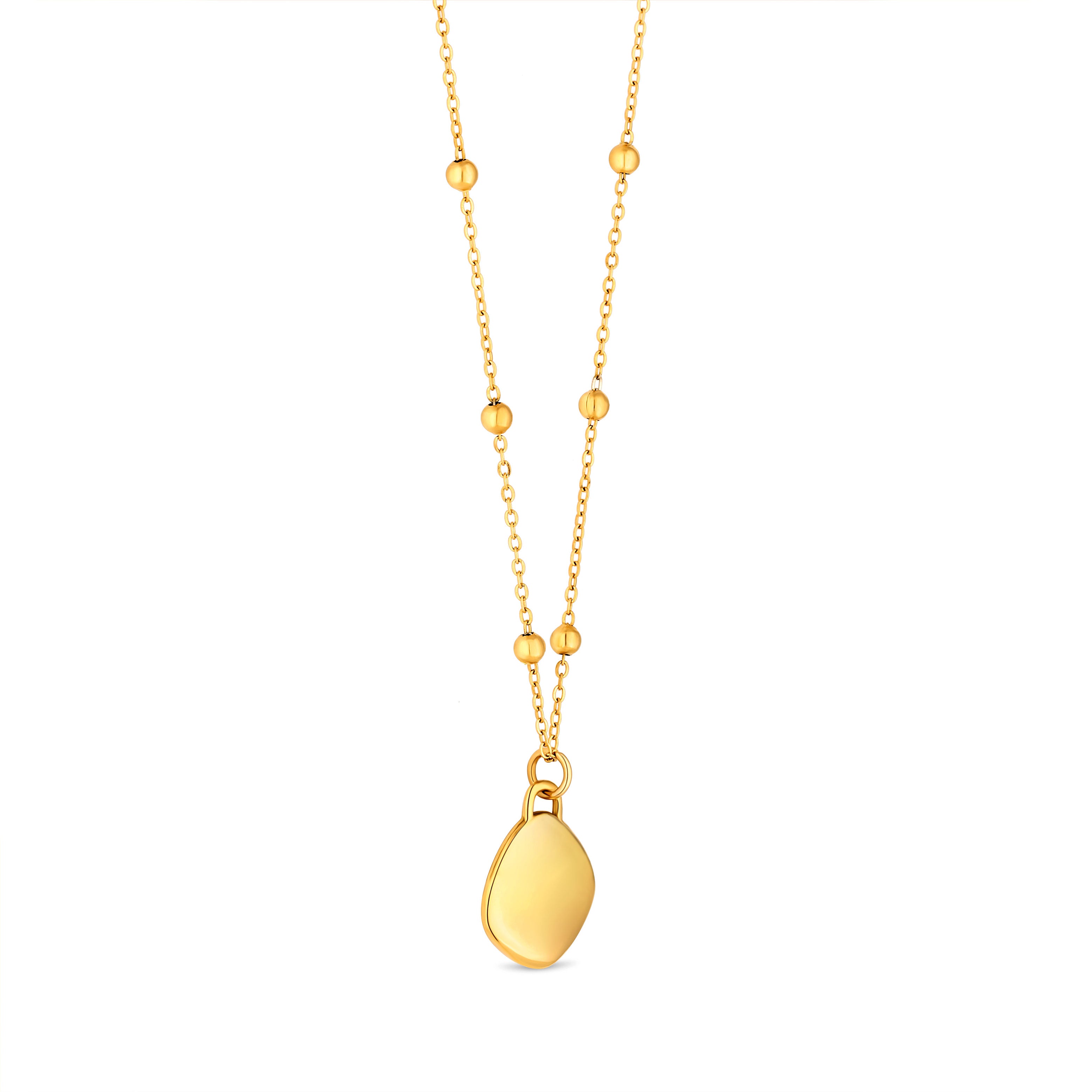 PEBBLE NECKLACE - GOLD