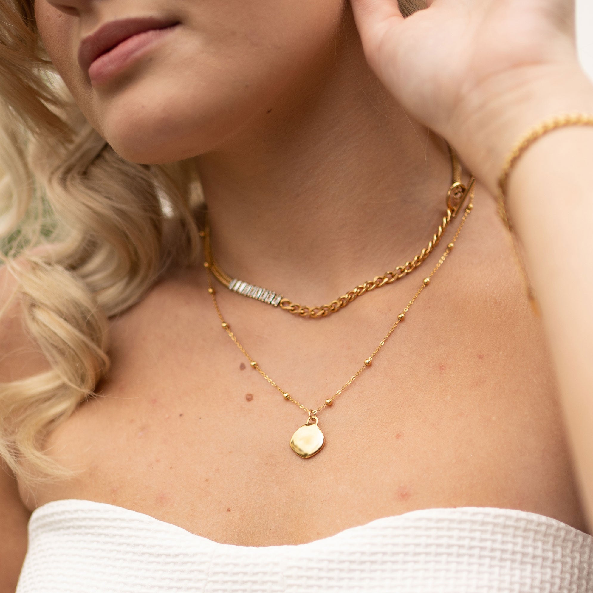 PEBBLE NECKLACE - GOLD