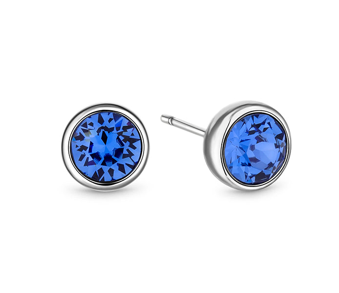 Sapphire Circle Stud