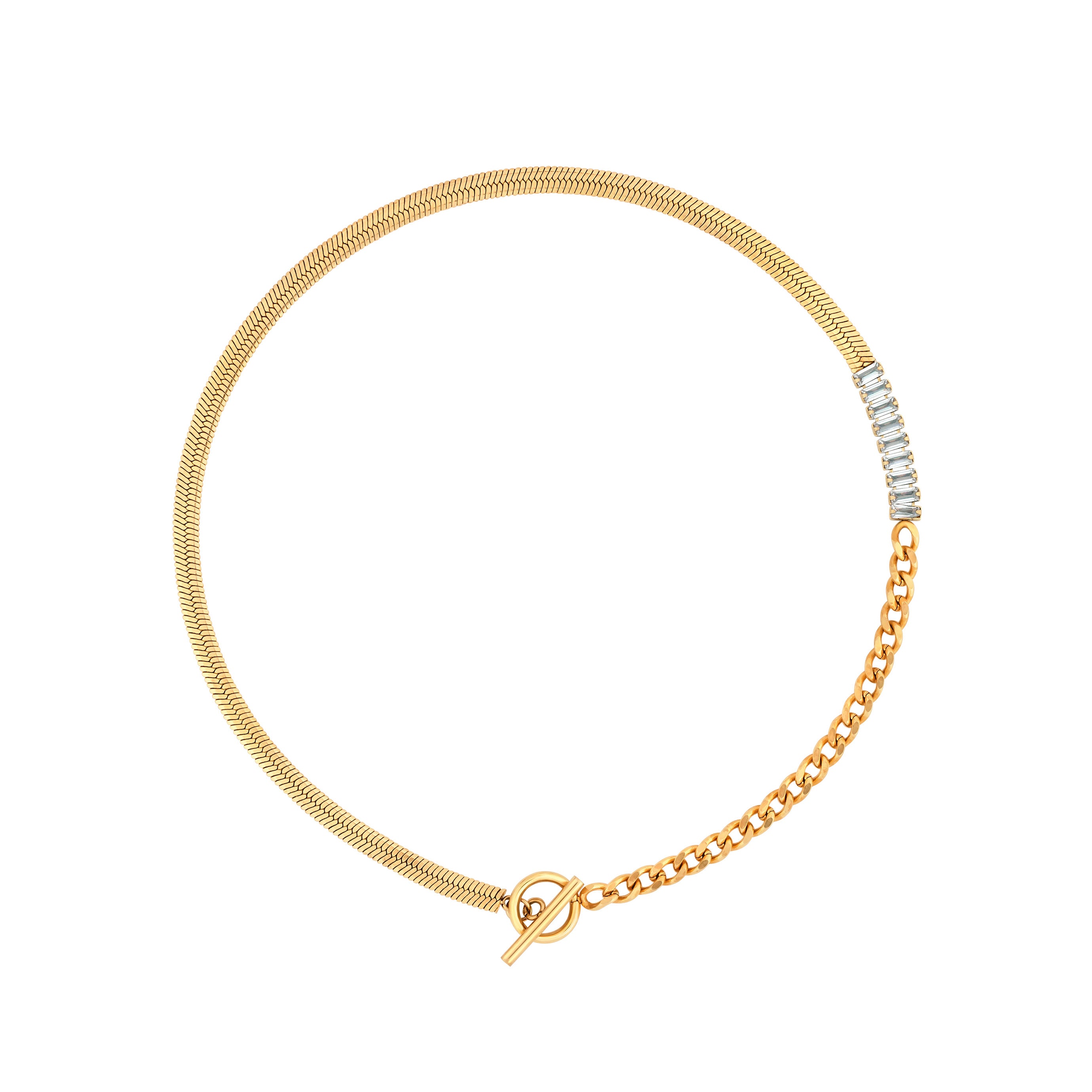 SNAKE NECKLACE - GOLD