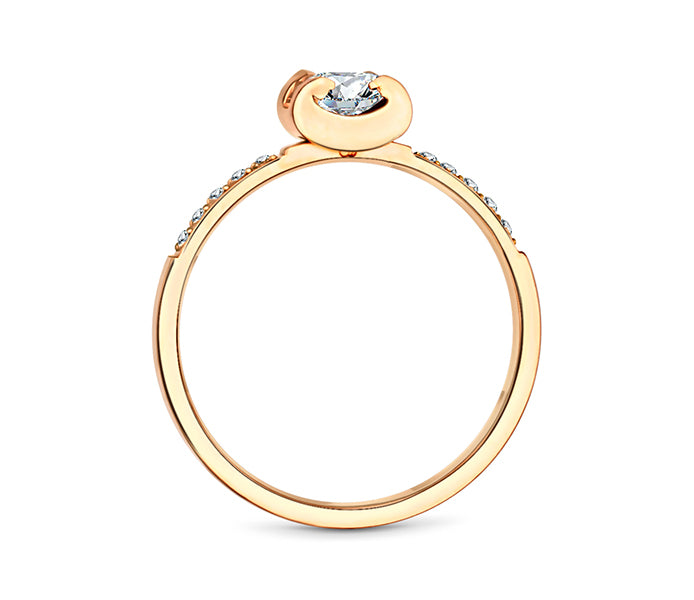 Stella Ring in Rose Gold Plating