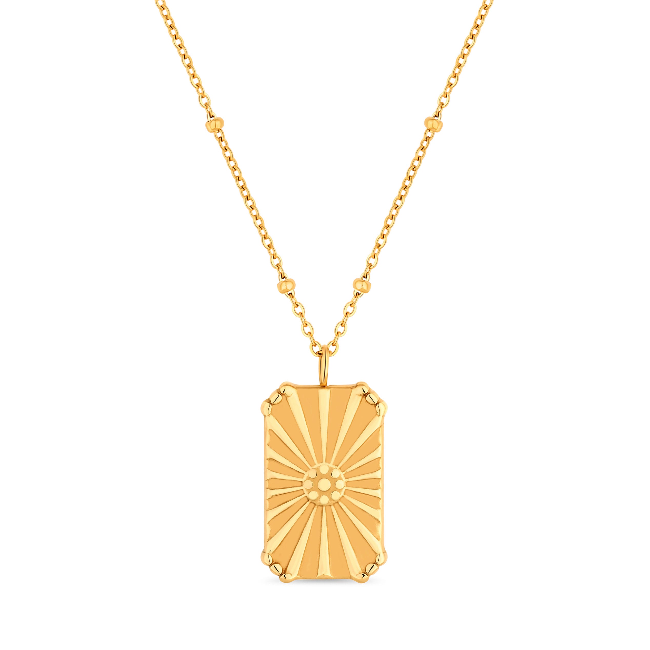 SUN NECKLACE - GOLD