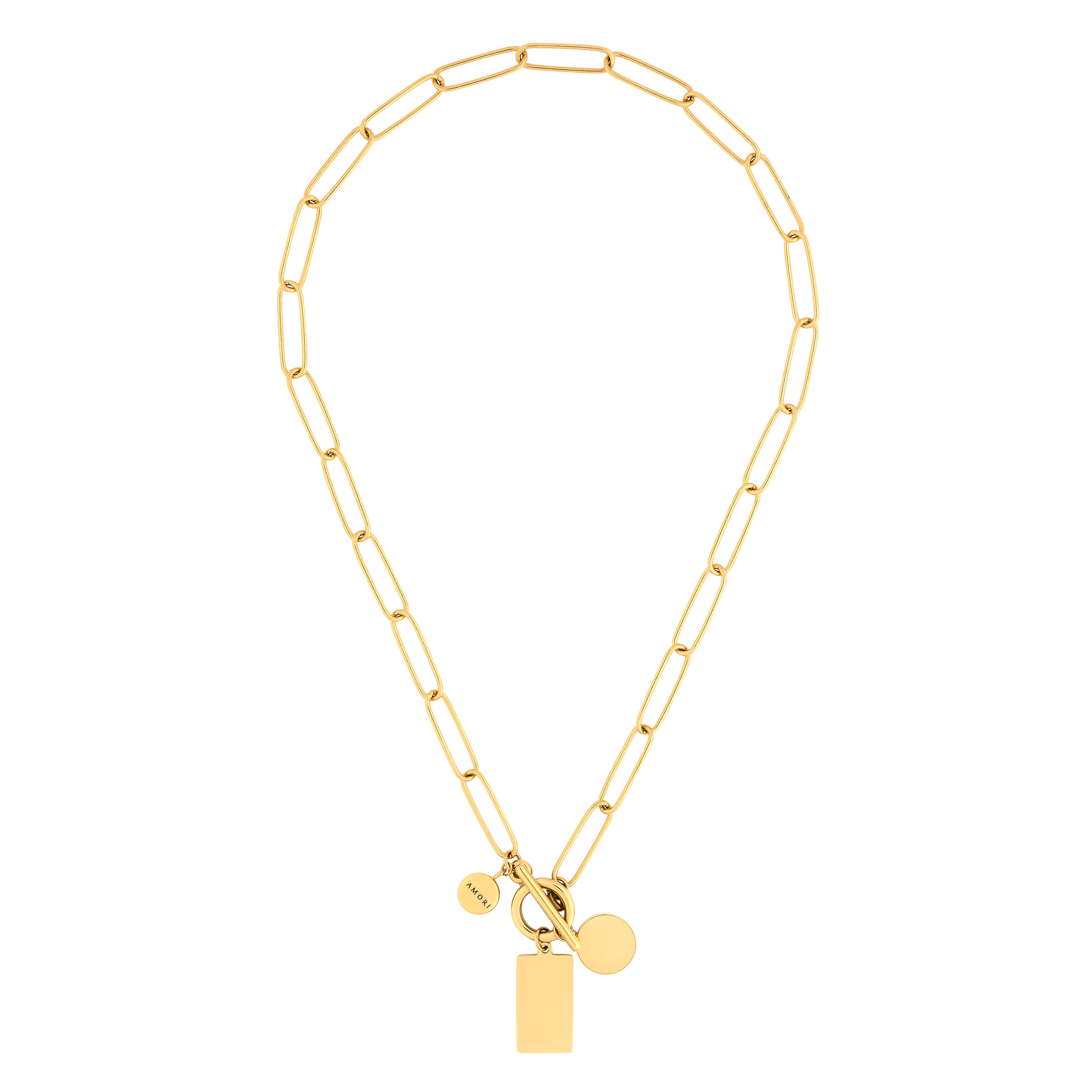 TAB NECKLACE - GOLD