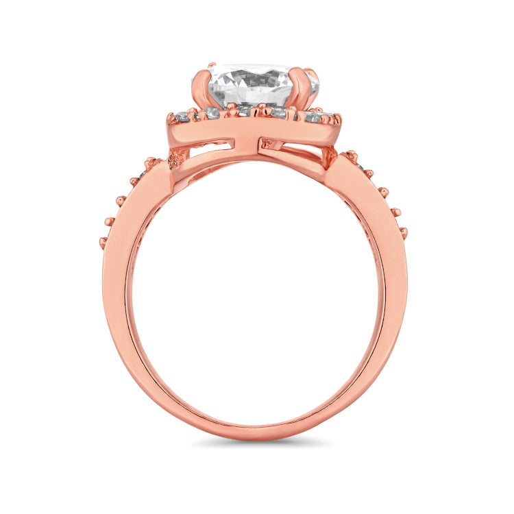 Affinity Ring in Rose Gold Plate (Large)
